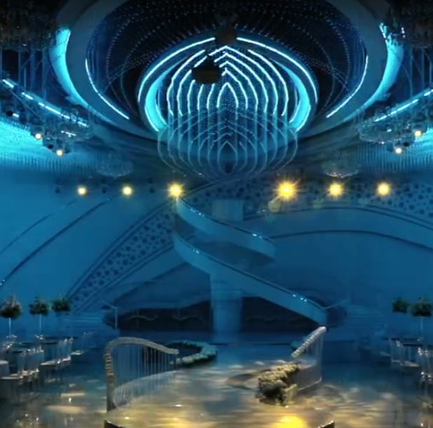 美思依婚禮主題酒店-施華洛燈光秀